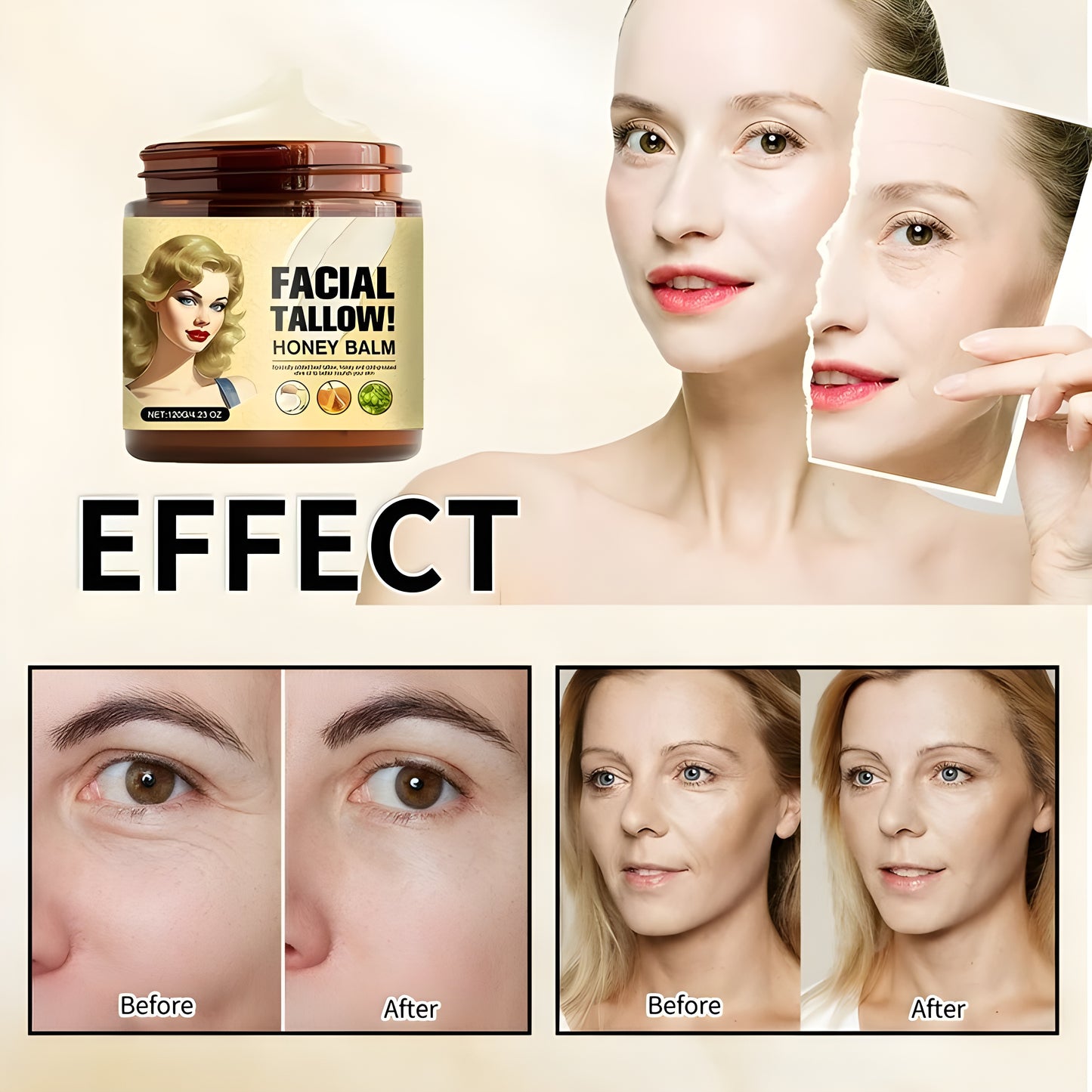 Tallow & Honey Facial Balm